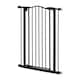 image 8 of PawHut 74-80cm Adjustable Metal Pet Gate Safety Barrier w/ Auto-Close Door Black