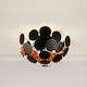 image 1 of Copperhead Black and Copper Semi Flush Sputnik