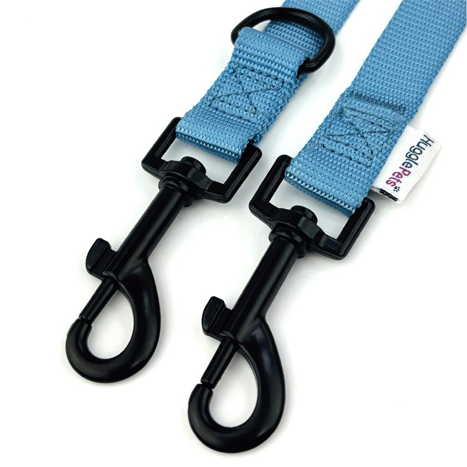 image 1 of HugglePets 10 in 1 Dog Training Lead - 200 x 1.9cm Blue