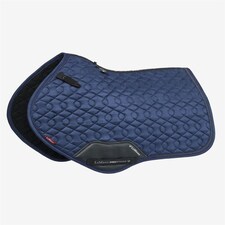 LeMieux Crystal Suede Close Contact Pad Blue | Small/Medium