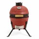 image 4 of Kamado 13" Ceramic BBQ Grill Smoker Charcoal Cooking Oven Portable