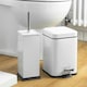 image 5 of Harbour Housewares Square Toilet Brush - White White
