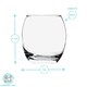 image 3 of Argon Tableware Tondo Whisky Glasses - 405ml - Clear - Pack of 6 | Clear | Clear
