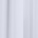 image 3 of Pair of Crystal White Plain Voile Panels 183 cm (72 inch) Rod Pocket Panels for Bedroom and Living Room