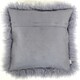 image 5 of SNUGRUGS Mongolian Sheepskin Cushion - Large Square - 60cm x 60cm White | 60cmx60cm