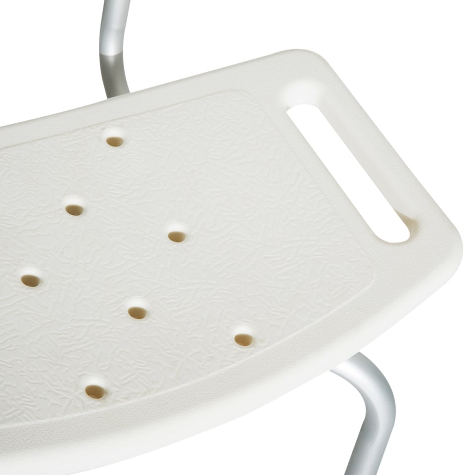 image 1 of HOMCOM Bath Chair Shower Stool Safety Seat Bathroom Adjustable Positions Elderly Aids