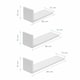 image 5 of Tutti Bambini Set of Three L-Shaped Wall Shelves - White