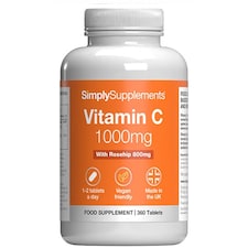 Vitamin C 1000mg with Rosehip 800mg- 360 Tablets