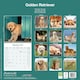 image 2 of Golden Retriever 2026 Calendar | Square Wall Calendar | Dog Breed Gift | Plastic Free Packaging | by Avonside Publishing
