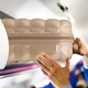 image 5 of Flight Knight Bubble Suitcase Ryanair easyJet Jet2 Approved 8 Wheel Hardcase Suitcases Cabin or Medium & Large Check-in Sizes | Cream | Champagne | Medium