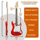 image 10 of 3rd Avenue 3/4 Size Electric Guitar Red