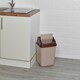image 3 of 30L Plastic Recycling Bins with Swing Lids | Brown | 1
