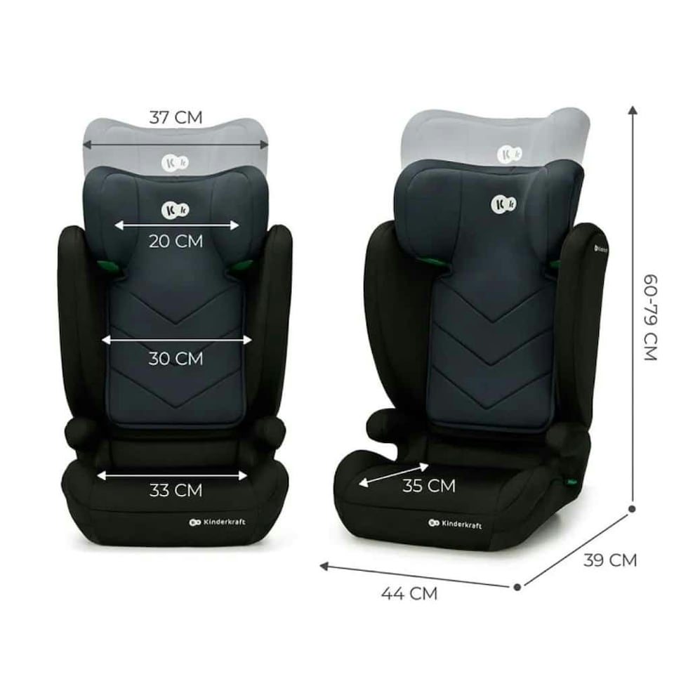 image 1 of Kinderkraft Car Seat I-SPARK i-Size 100-150cm Black