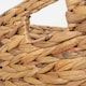 image 4 of Water Hyacinth Rectangular Storage Basket Brown | Brown | M