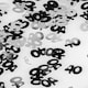 image 3 of 40th Confetti Black & Silver 14G - 2PK