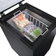 image 6 of SIA CHF100B 48cm Freestanding Slimline Compact Black Chest Freezer | Black