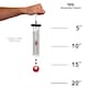 image 3 of Woodstock Outdoor Chakra Wind Chime - Red Coral