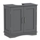 image 1 of COSTWAY Bathroom Vanity Cabinet Under Sink Cabinet Grey Grey