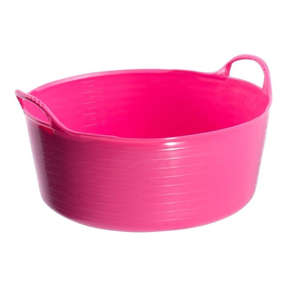 Red Gorilla Shallow Flexible Tubtrug - Pink - Large