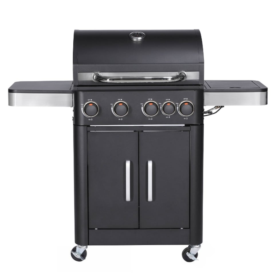 image 1 of Woodland Grill 4+1 Burner Gas BBQ - OC01BQ41005