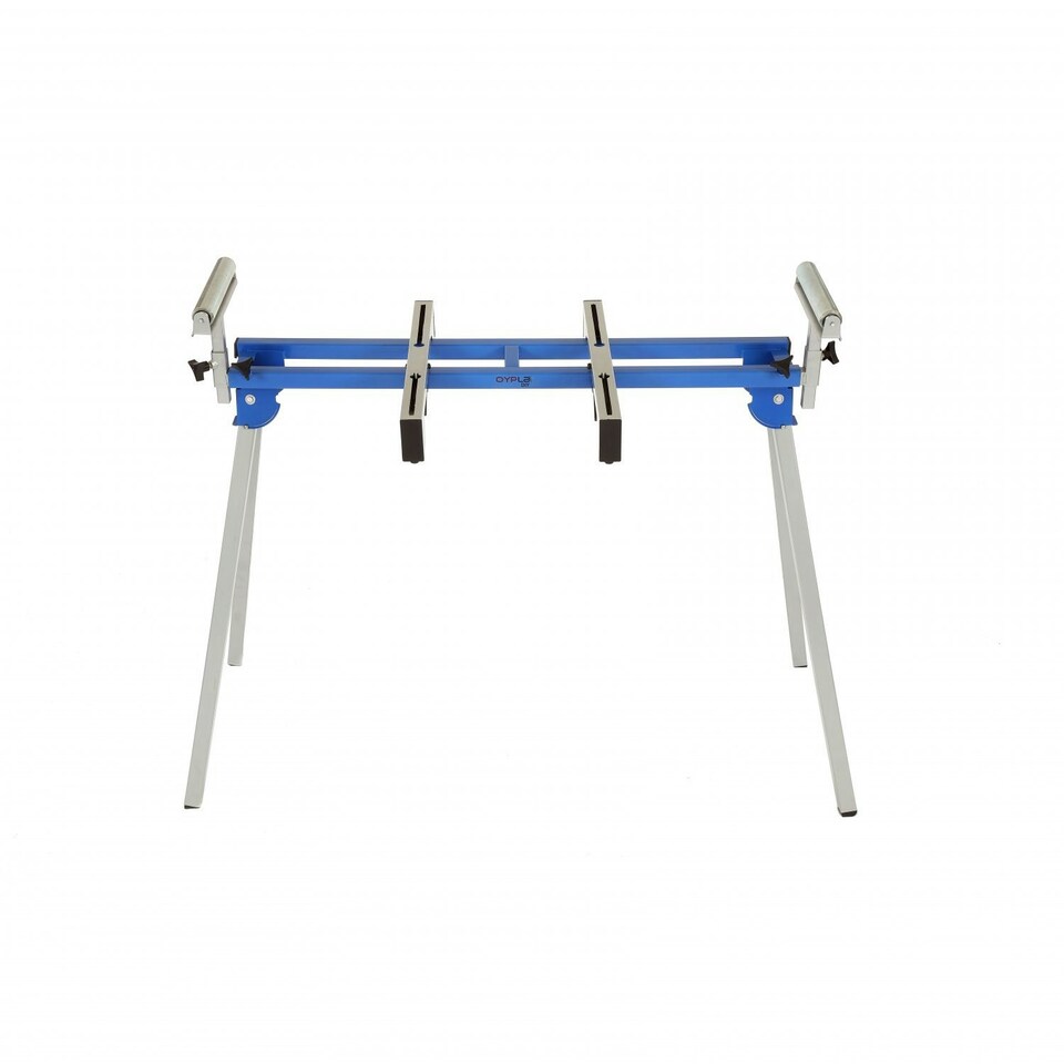 image 1 of Oypla Universal Mitre Saw Stand with Extending Support Arms & Rollers