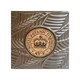 image 5 of Kew Leaf Embossed Cork Planter Green