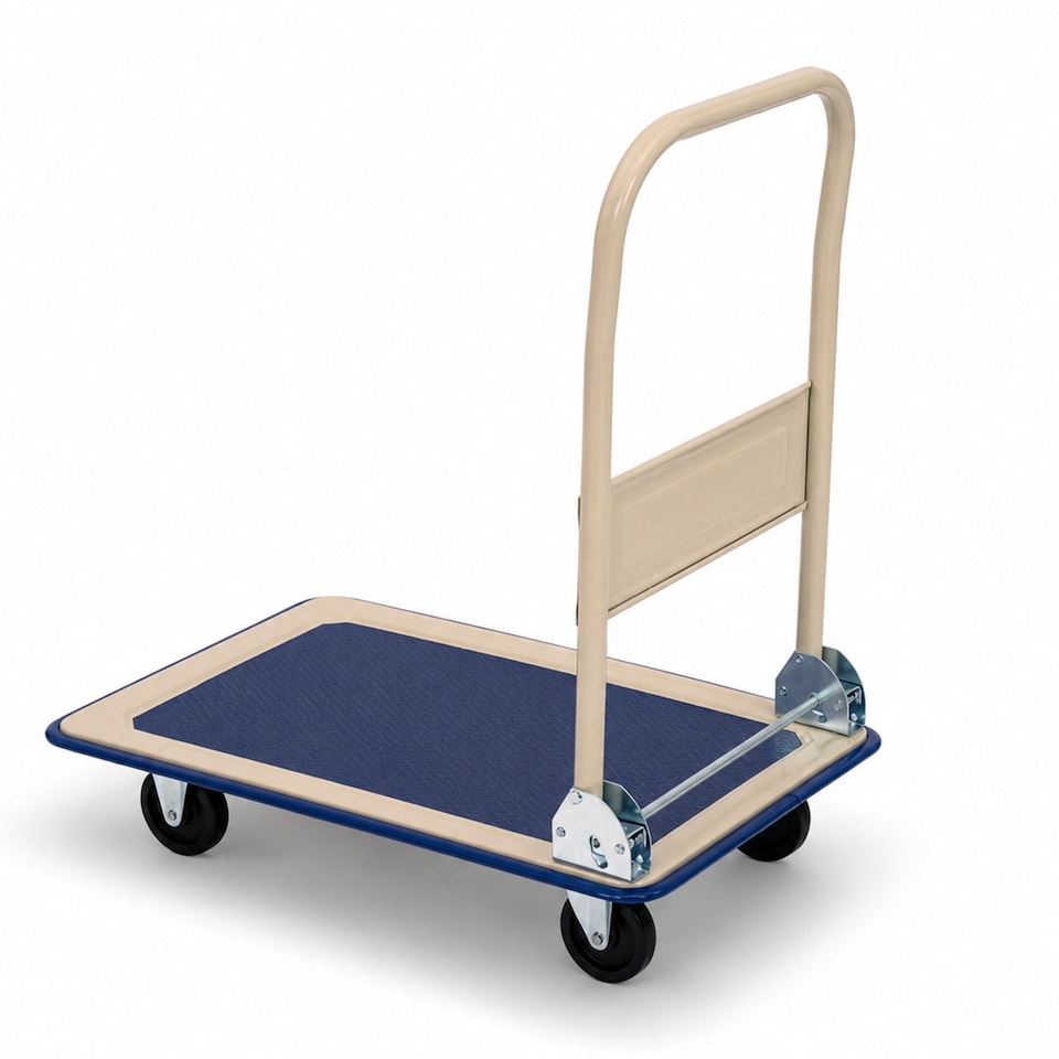 image 1 of 150kg Platform Hand Sack Truck Trolley Transport Heavy Duty