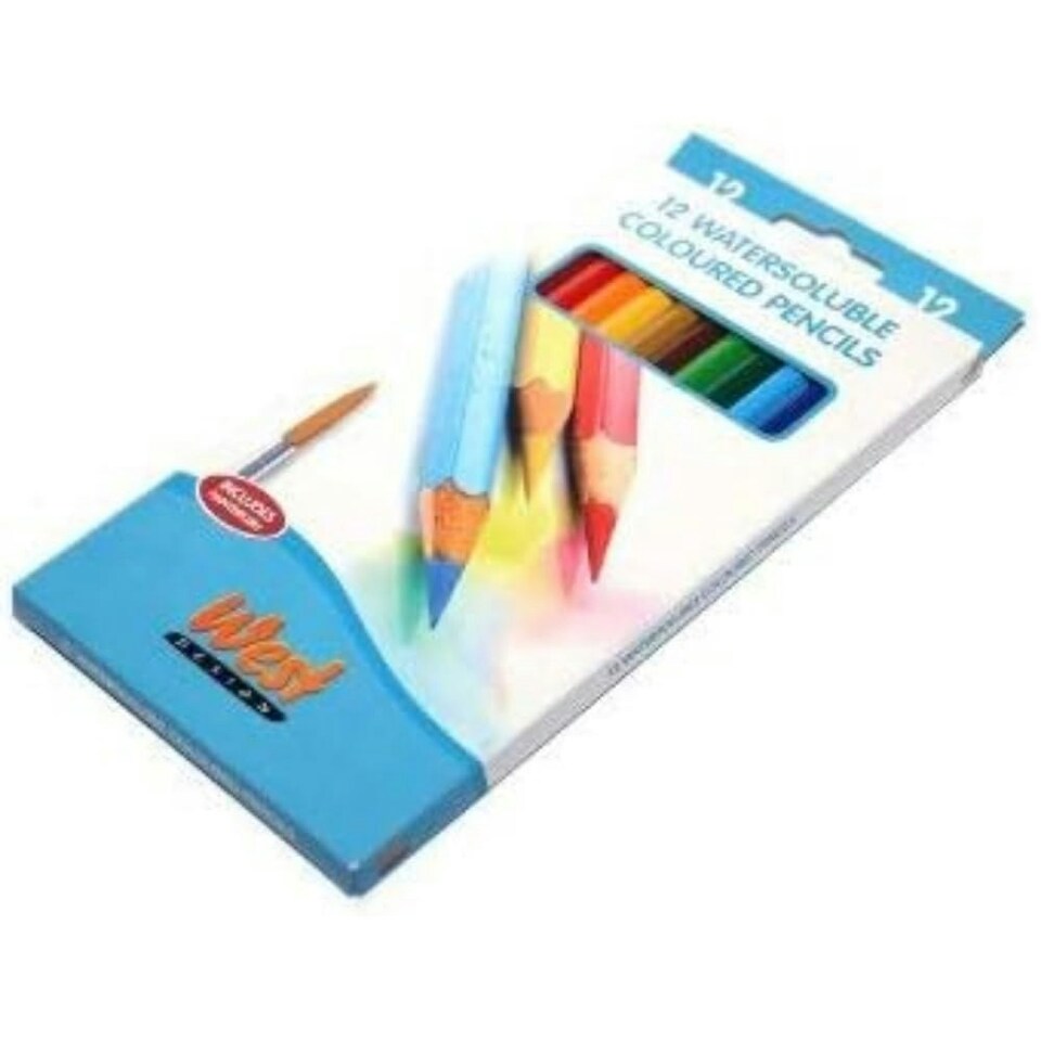 West Pencils Long W/Colour Bx12 Pncl