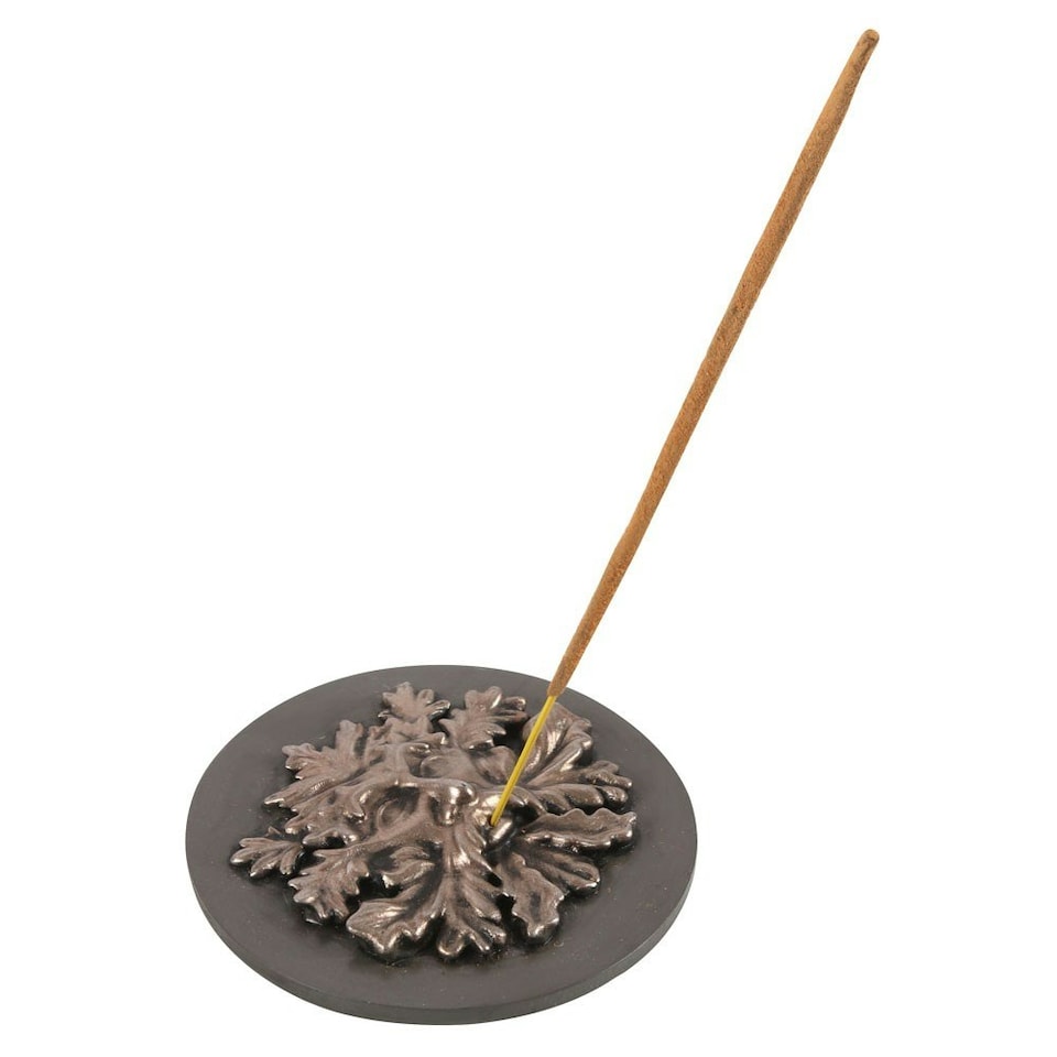 image 1 of Something Different Green Man Incense Stick Holder - Bronze - One Size