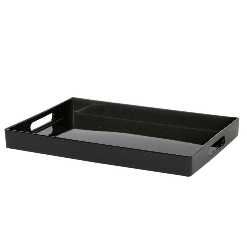 image 1 of Argon Tableware Rectangle Serving Tray - 34.5 x 25cm - Black Black