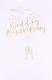 image 3 of Heart & Champagne Design for A Special Couple Wedding Anniversary Card