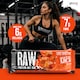 image 5 of Warrior RAW Protein Bars 12 x 75g – 20g High Protein Bar, Low Sugar High Fibre Oat Protein Flapjack – Protein Snacks, Meal Replacement Bars (Strawberry Cheesecake)