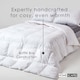 image 6 of Homescapes Goose Feather and Down 2.5 Tog Summer Duvet | White | 1
