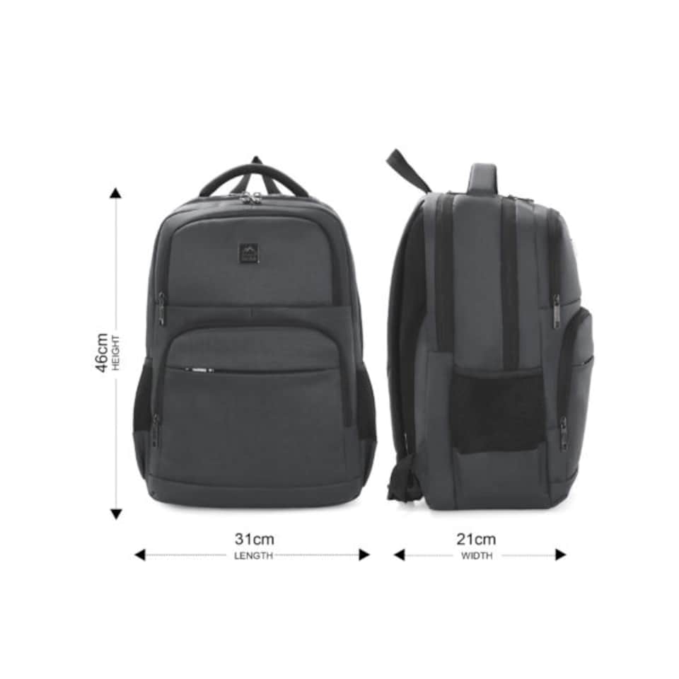 image 1 of Durable Laptop Backpack with Smart Organisation and Travel-Friendly Design - Grey