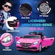 image 5 of AIYAPLAY Benz 12V Kids Electric Ride On Car w/ Remote Control, Music, Pink