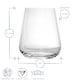 image 3 of Bormioli Rocco Inalto Uno Stemless Wine Glasses - 450ml