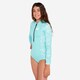 image 3 of Decathlon Girls Surfing Front Zip Long Sleeve One-Piece Swimsuit