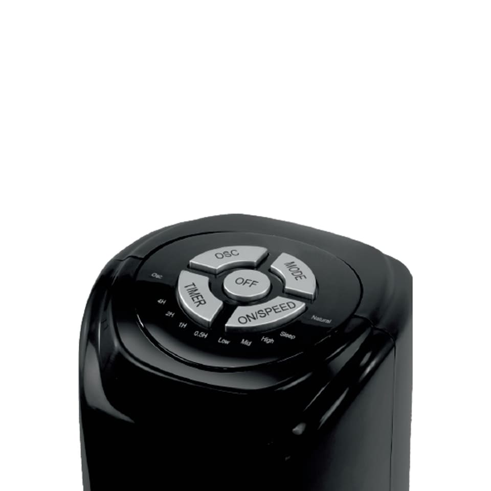 image 1 of Igenix DF0035TBL Tower Fan, Oscillating, 7.5 Hour Timer, 29 Inch, Black