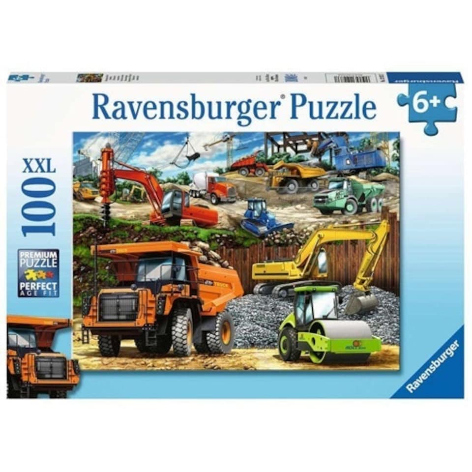 Construction Vehicles XXL 100 Pieces