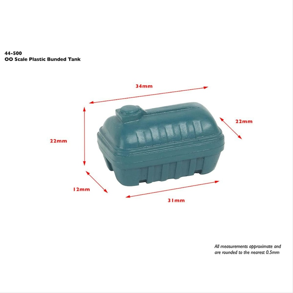 image 1 of Bachmann Scenecraft Plastic Bunded Tank 2pcs (Pre-Built)