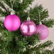 image 2 of 50mm/24Pcs Christmas Baubles Shatterproof Pale Pink