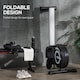 image 7 of HOMCOM Fitness Adjustable Magnetic Rowing Machine Rower with LCD Digital Monitor