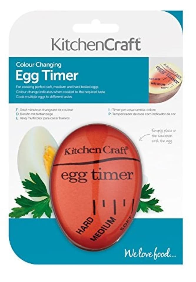 image 1 of KitchenCraft Heat-Sensitive Colour-Changing Egg Timer