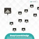 image 5 of 6mm Pyramid Shaped Nail Head Studs Square Metal Leather Rivets - 50pcs