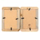 image 4 of Nicola Spring Rustic Hearts Folding 2 Photo Frame - 4 x 6" - Natural