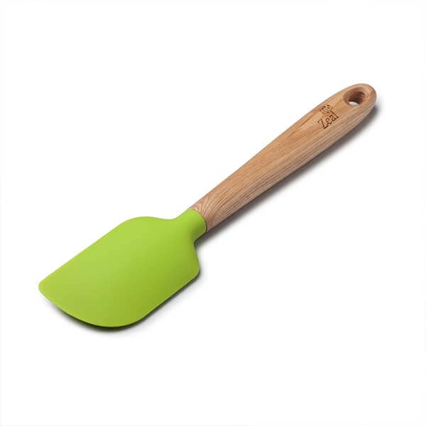 Zeal Large Spatula Spoon with Ash Wood Handle Neon Lime