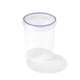 image 2 of Lock & Lock Twist Round 1L Food Storage Box - Clear/Blue - One Size