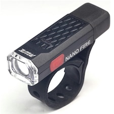AWE Nano Fire USB 12 Lumens Rechargeable Bike Front Light Black CE Approved