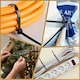 image 9 of 100 Pcs 100mm x 2.5mm Strong Black Nylon Plastic Cable Ties Zip Tie Wraps organizer | Black