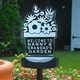 image 2 of Personalised Plant Pot Outdoor Solar Light